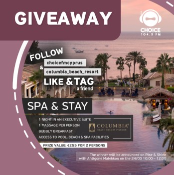GIVEAWAY - COLUMBIA BEACH RESORT